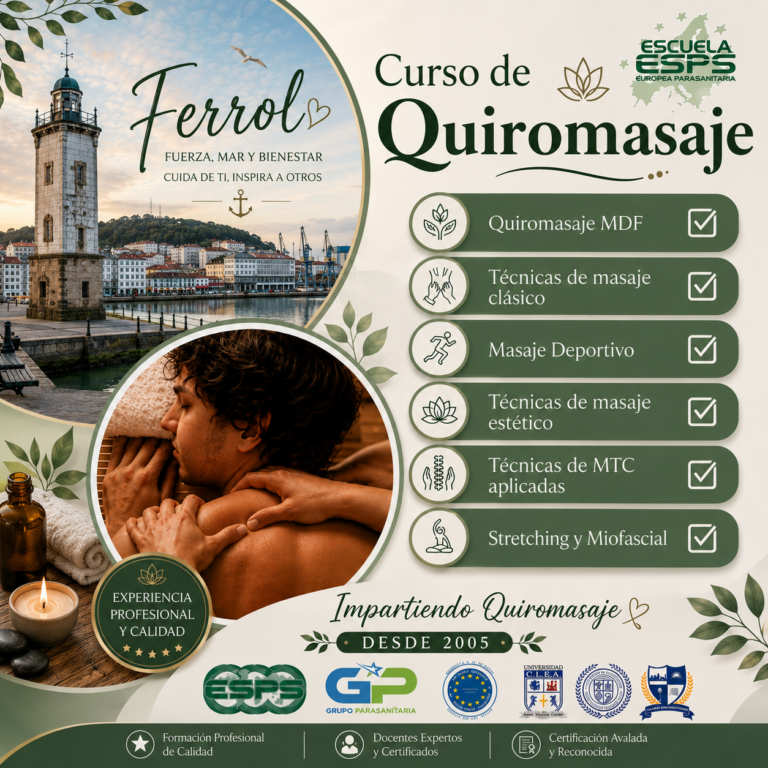 Curso de Quiromasaje en Ferrol