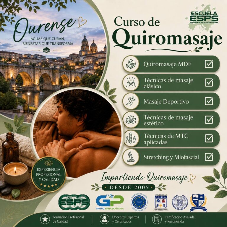 Curso de Quiromasaje en Ourense