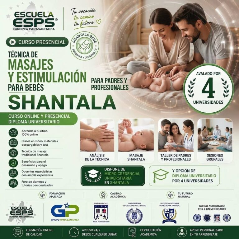 Curso de Masaje Shantala para Bebés