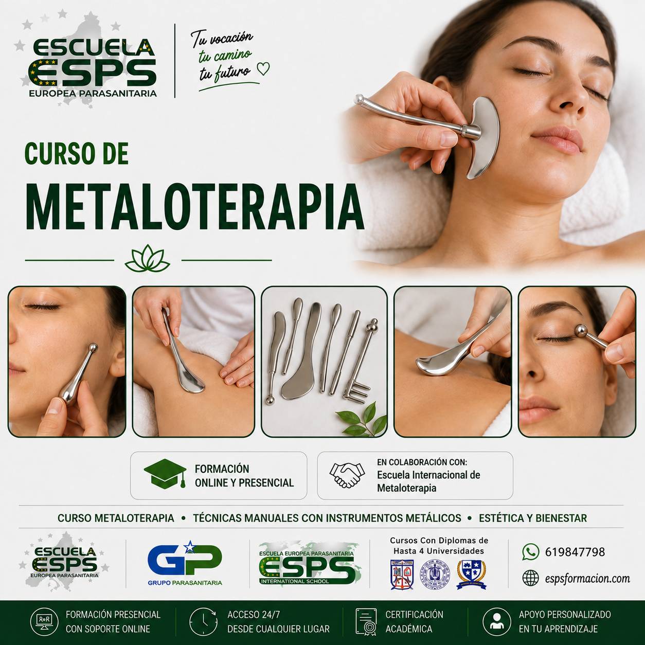 Curso de metaloterapia | 4 Escuelas en Galicia