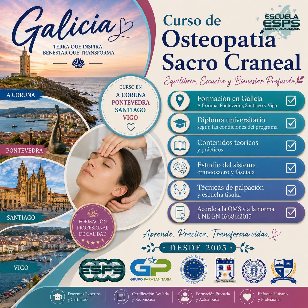 Curso de Osteopatía Sacrocraneal