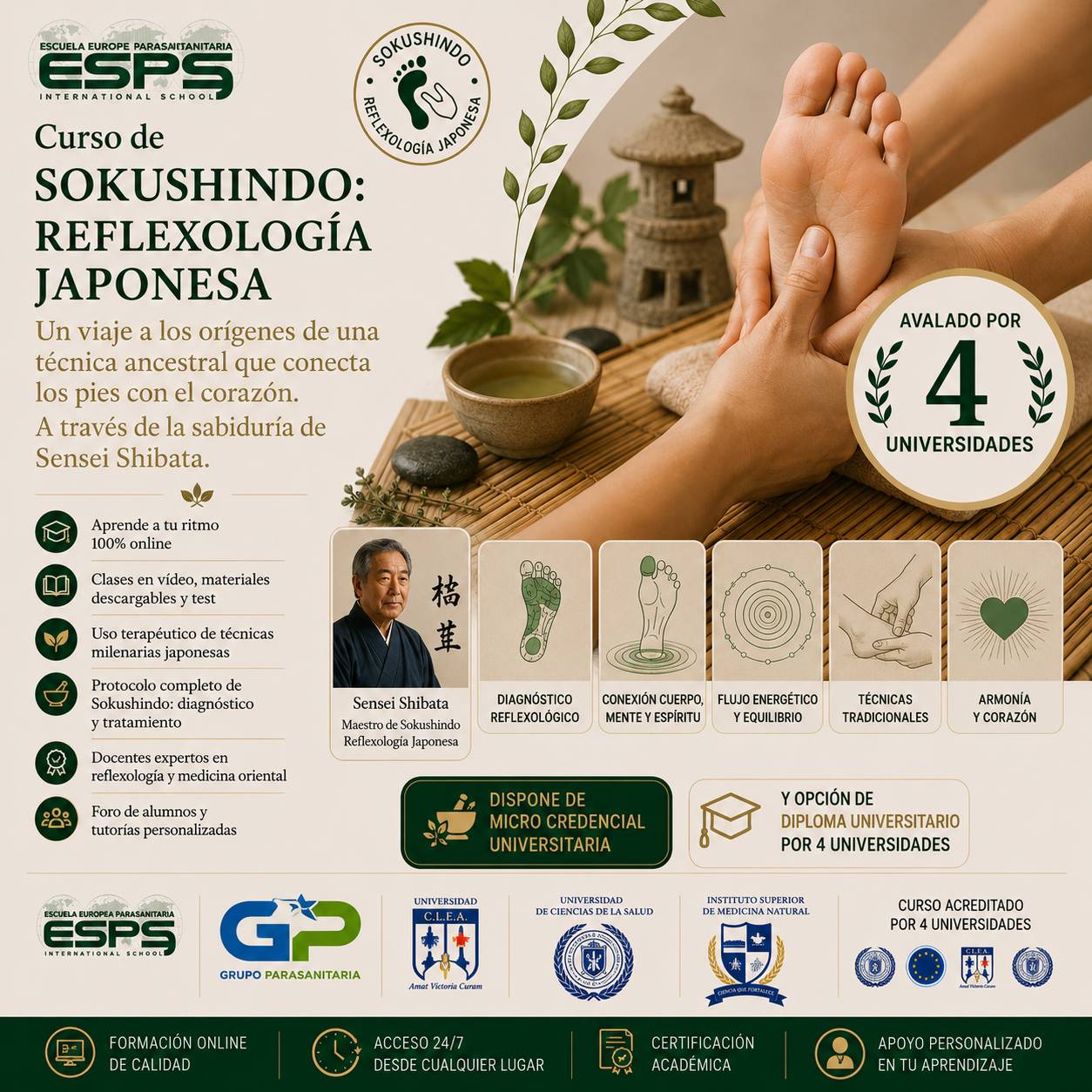 Curso de Sokushindo | 4 avales Universitarios